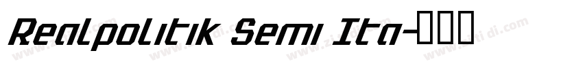 Realpolitik Semi Ita字体转换